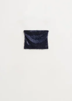Bandeau top met pailletten