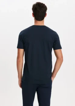 Basic t-shirt met v-hals
