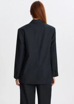 Blazer met melange look