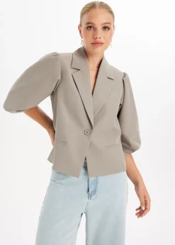 Blazer met pofmouwen