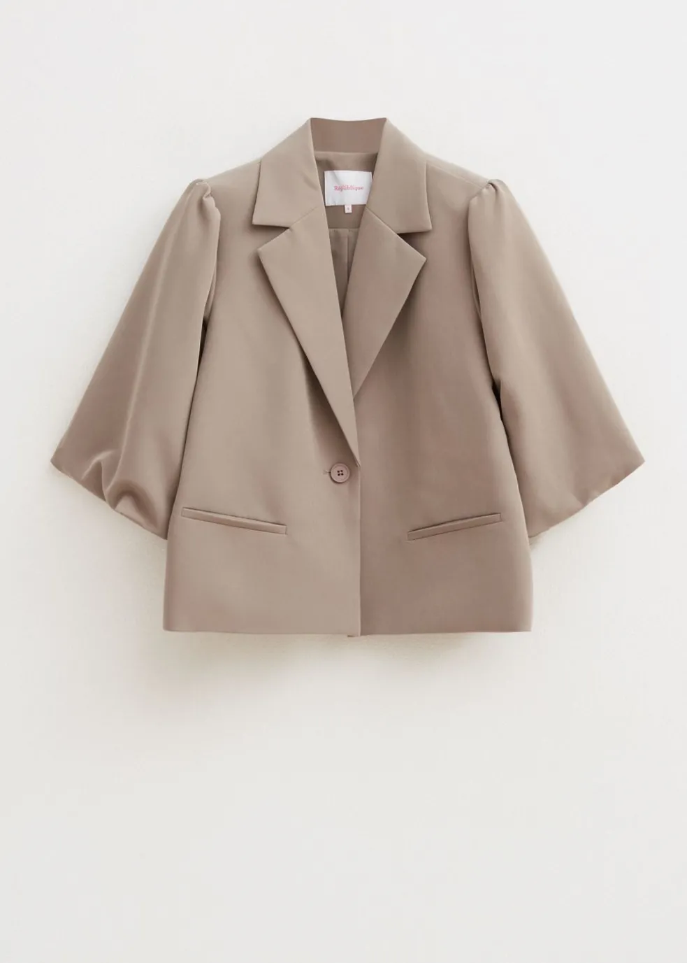 Blazer met pofmouwen