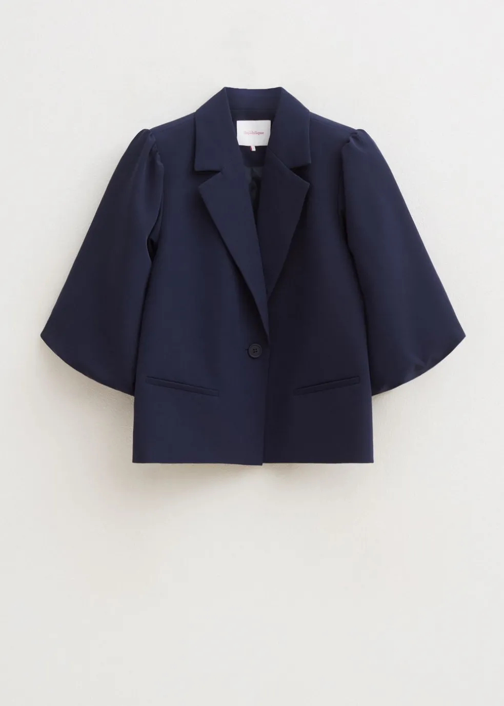 Blazer met pofmouwen