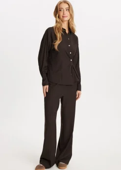 Blouse met knoopdetail