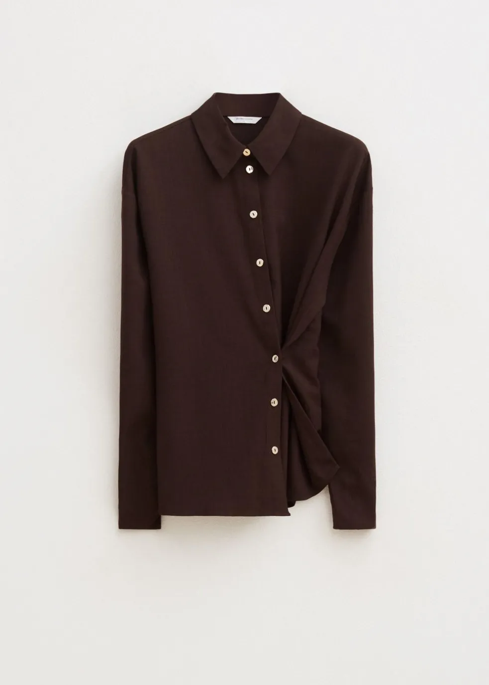 Blouse met knoopdetail