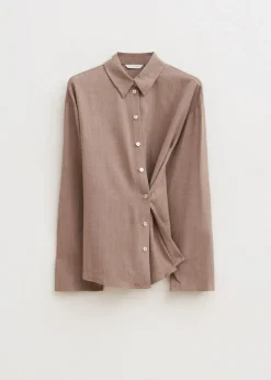 Blouse met knoopdetail
