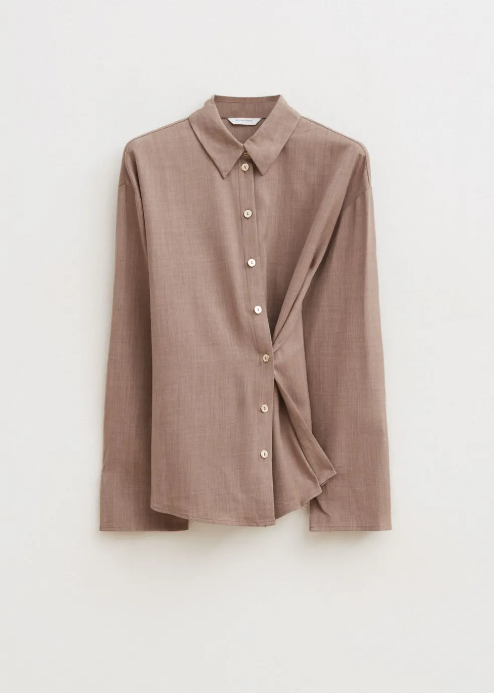 Blouse met knoopdetail