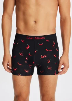 Boxer met hete pepers