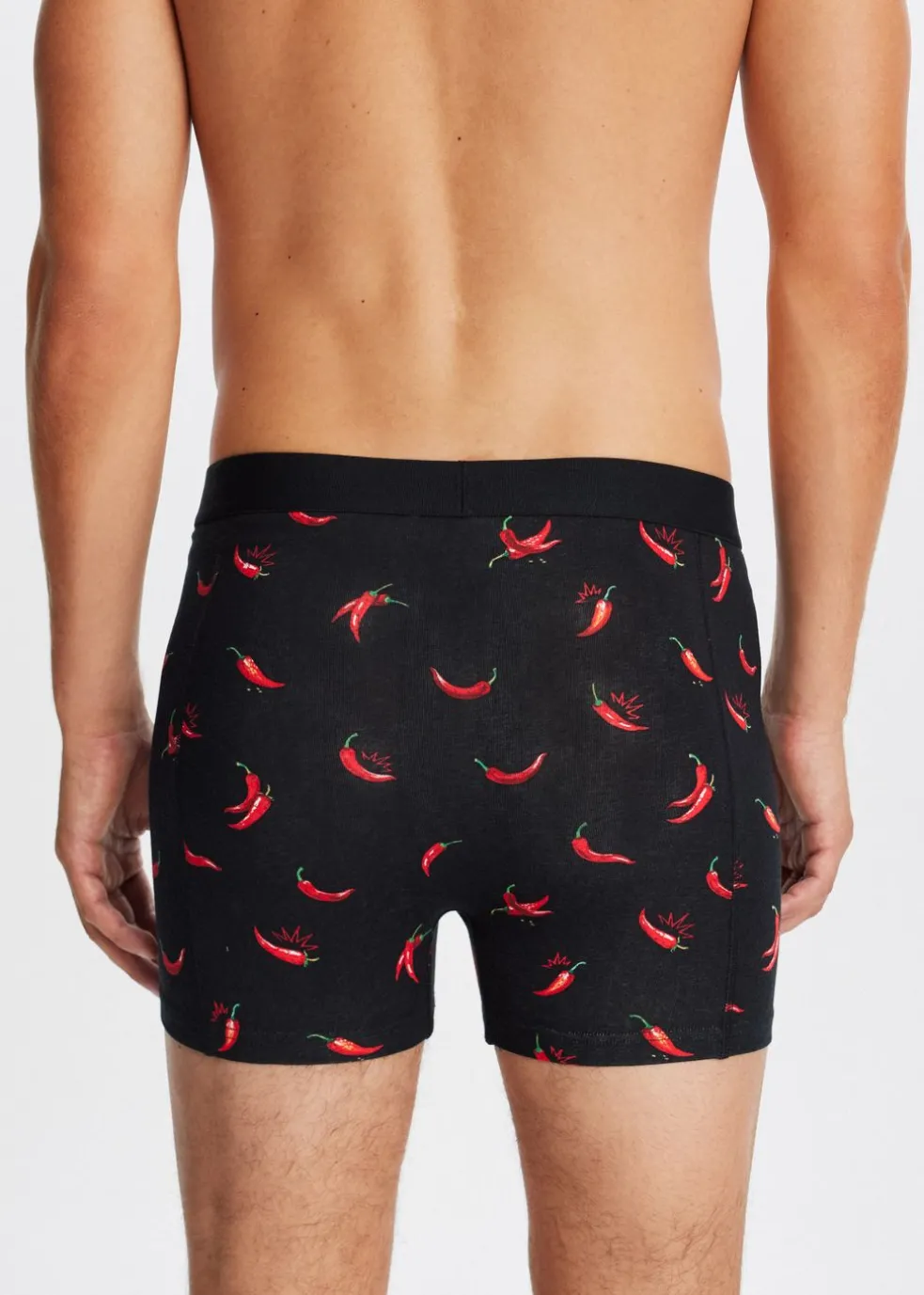 Boxer met hete pepers