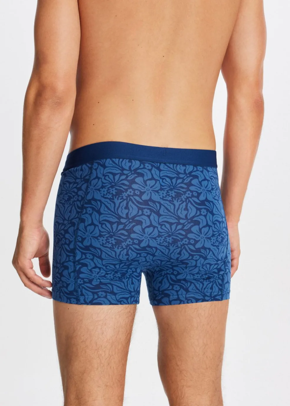 Boxer met print bloem
