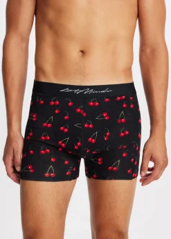 Boxer met print kersen
