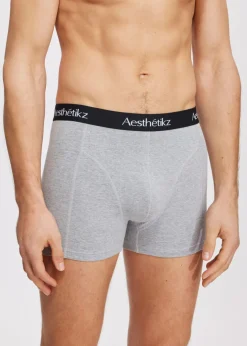 Boxer 3-pack blauw grijs