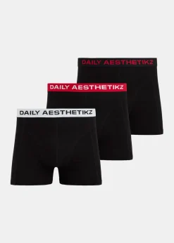 Boxer 3-pack rood