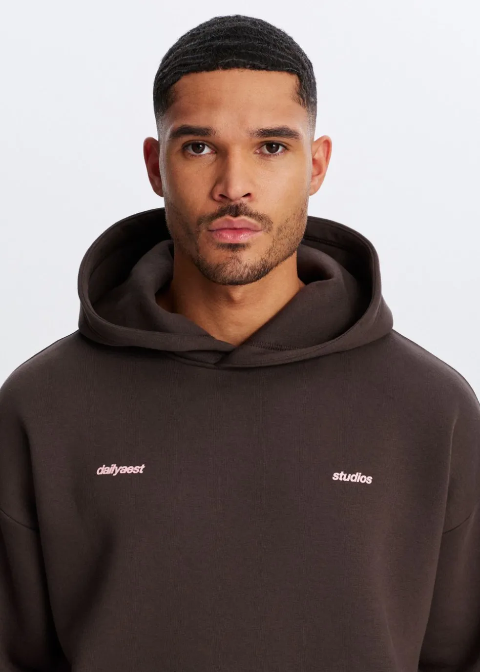 Boxy hoodie met backprint