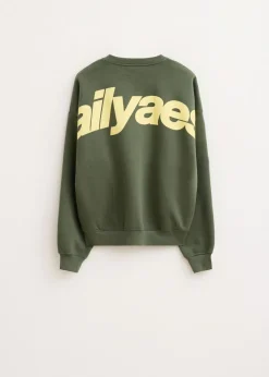 Boxy sweater met print