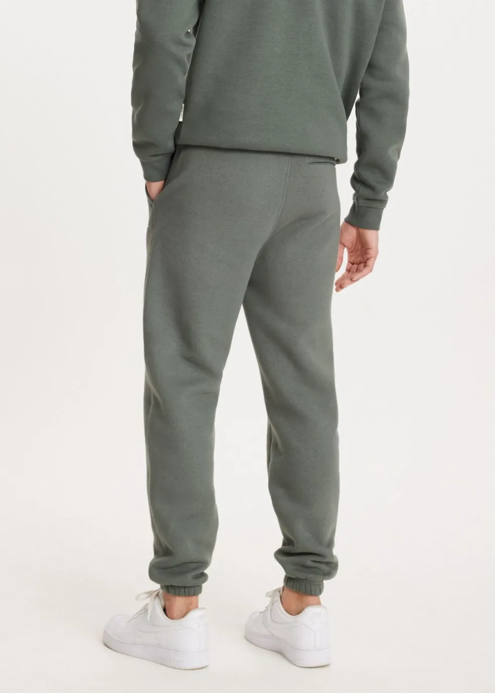 Brushed cuffed sweatpants