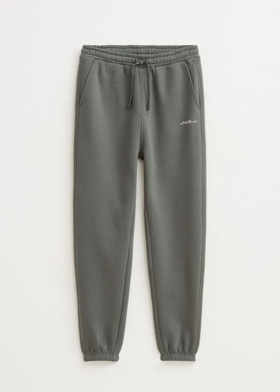 Brushed cuffed sweatpants