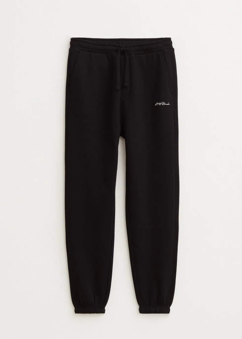 Brushed cuffed sweatpants
