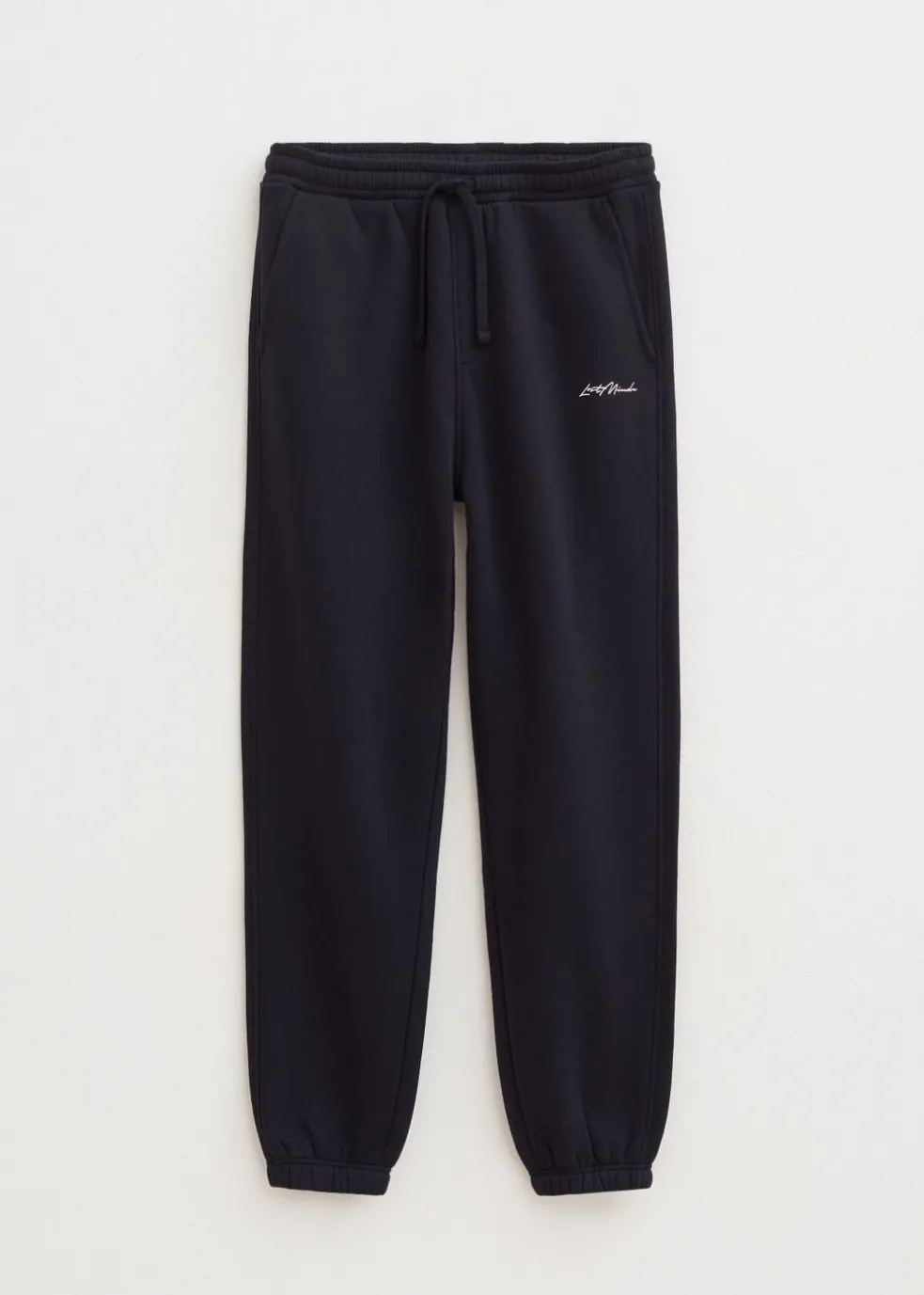 Brushed cuffed sweatpants