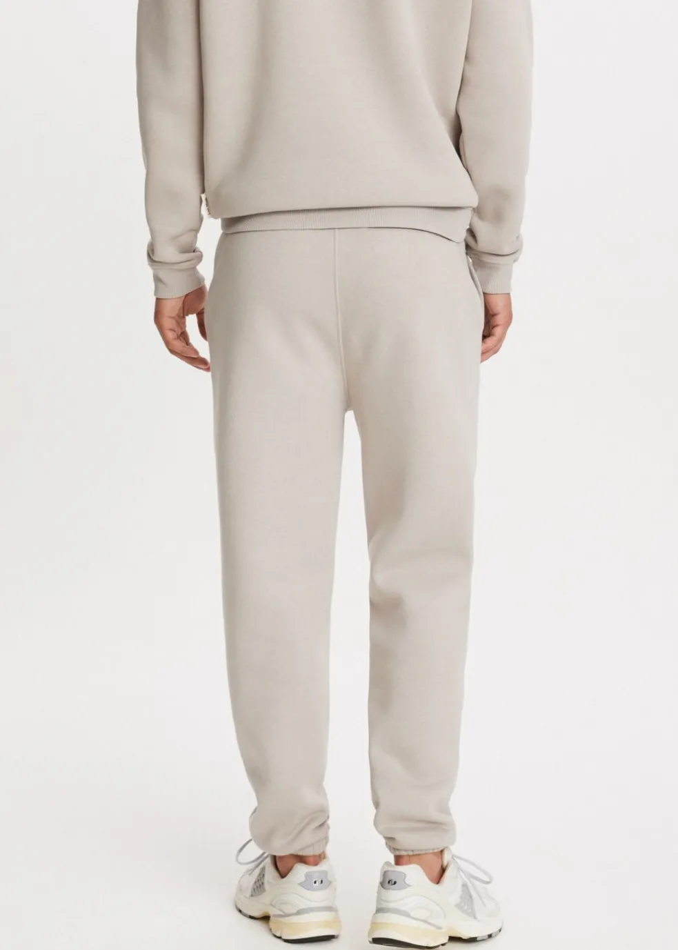 Brushed cuffed sweatpants