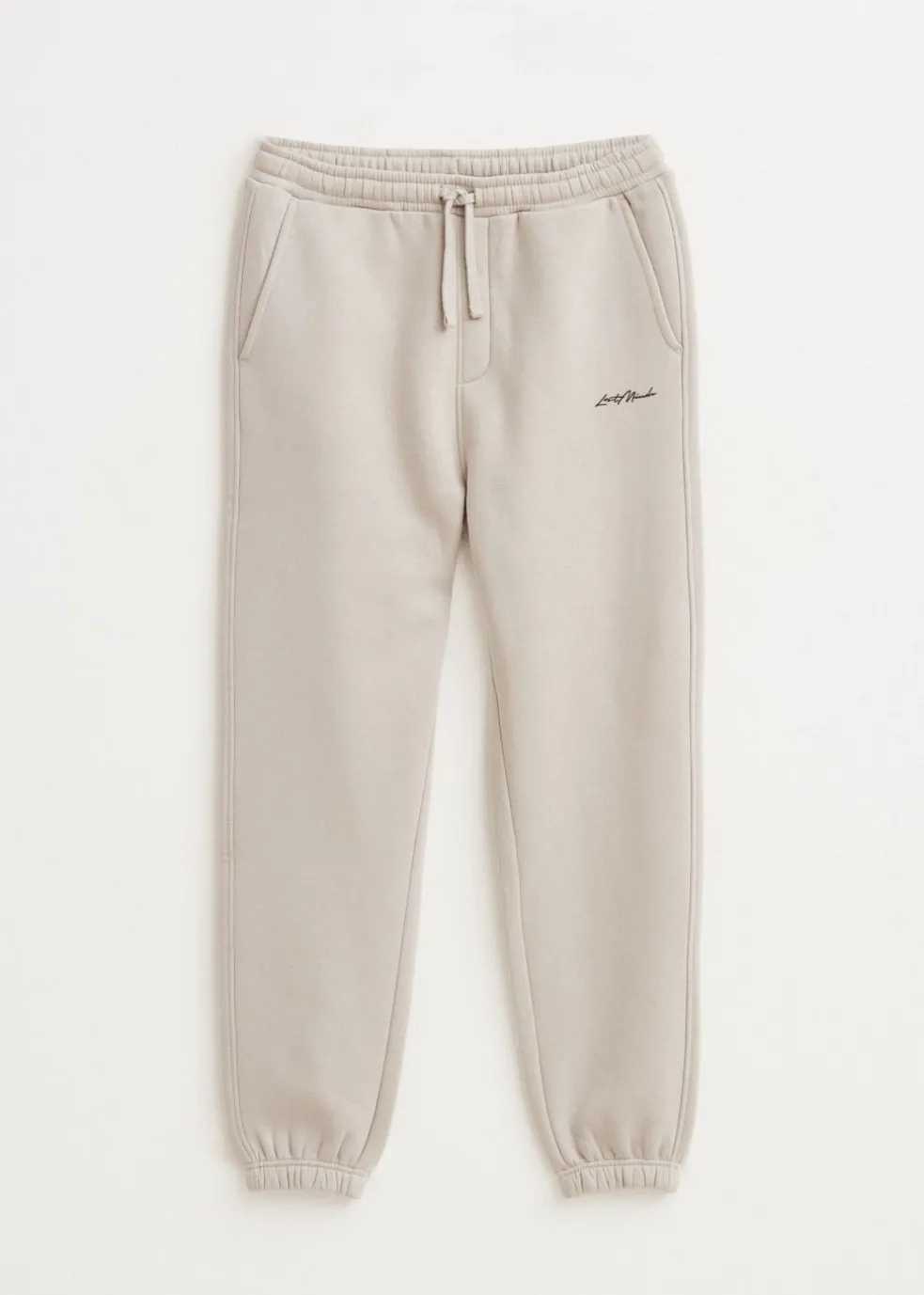 Brushed cuffed sweatpants