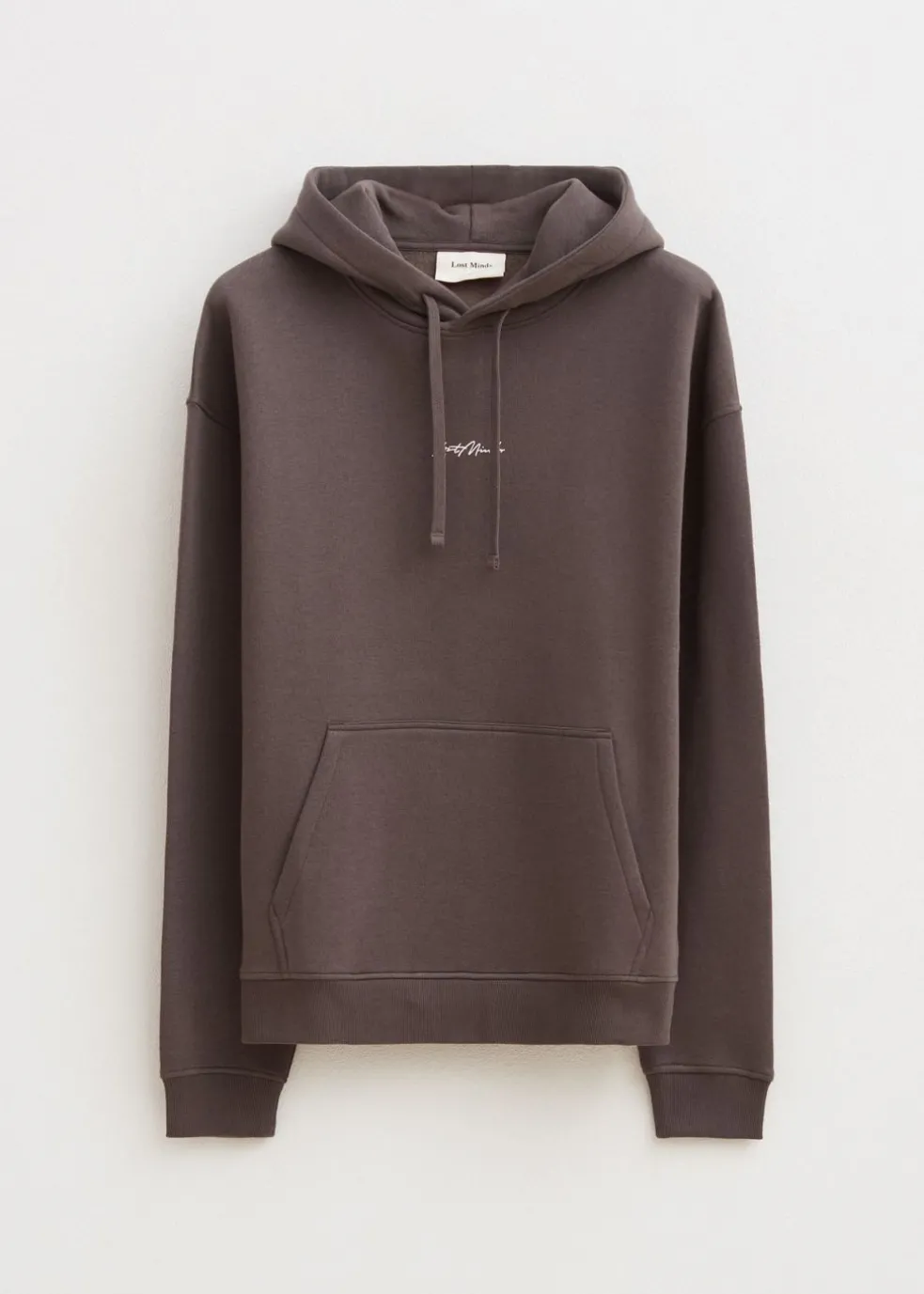 Brushed hoodie met logo
