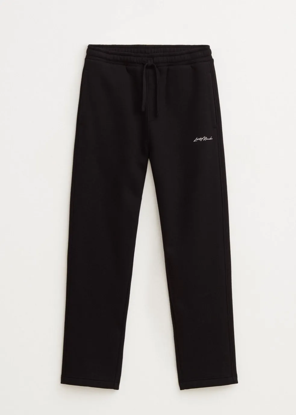 Brushed straight leg joggingbroek