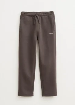 Brushed straight leg joggingbroek
