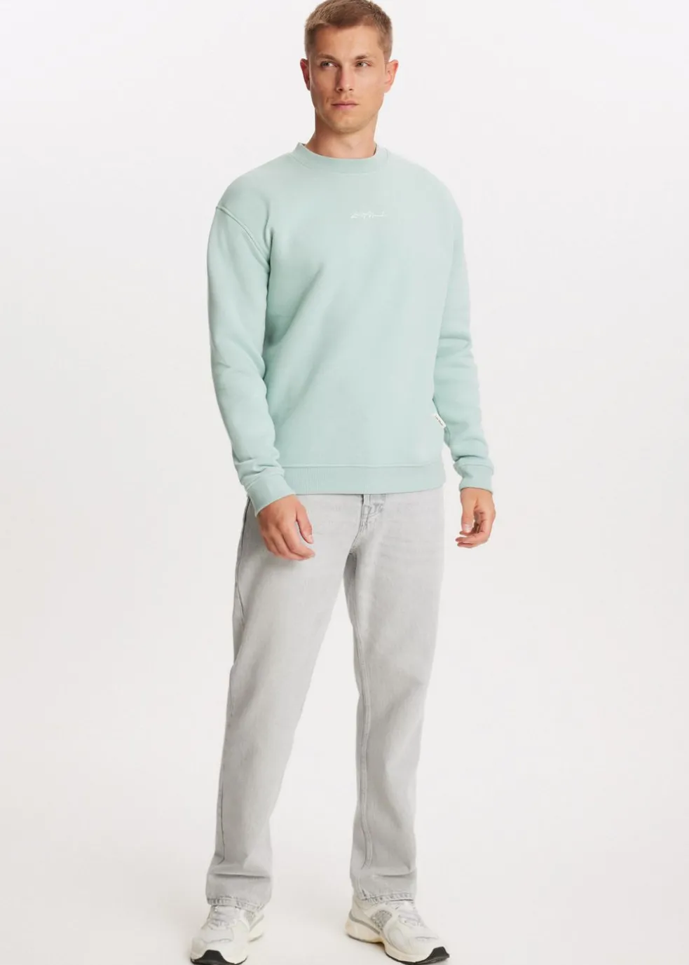Brushed written sweater