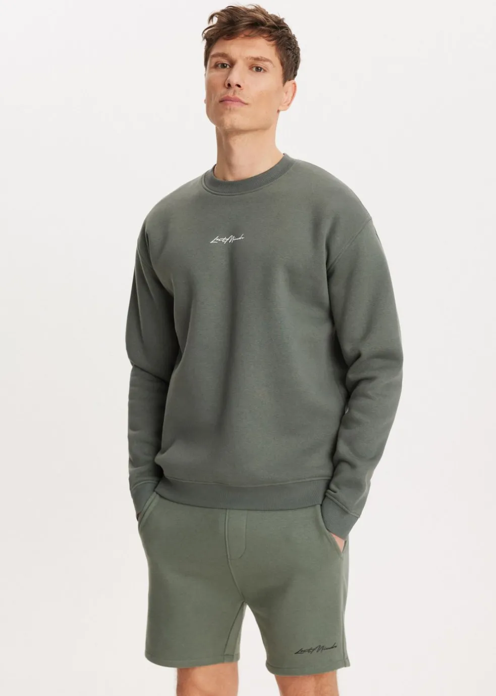 Brushed written sweater