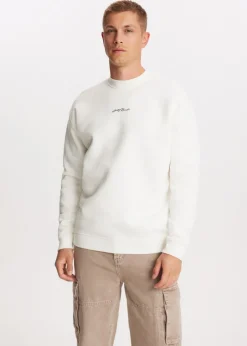 Brushed written sweater