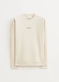 Brushed written sweater