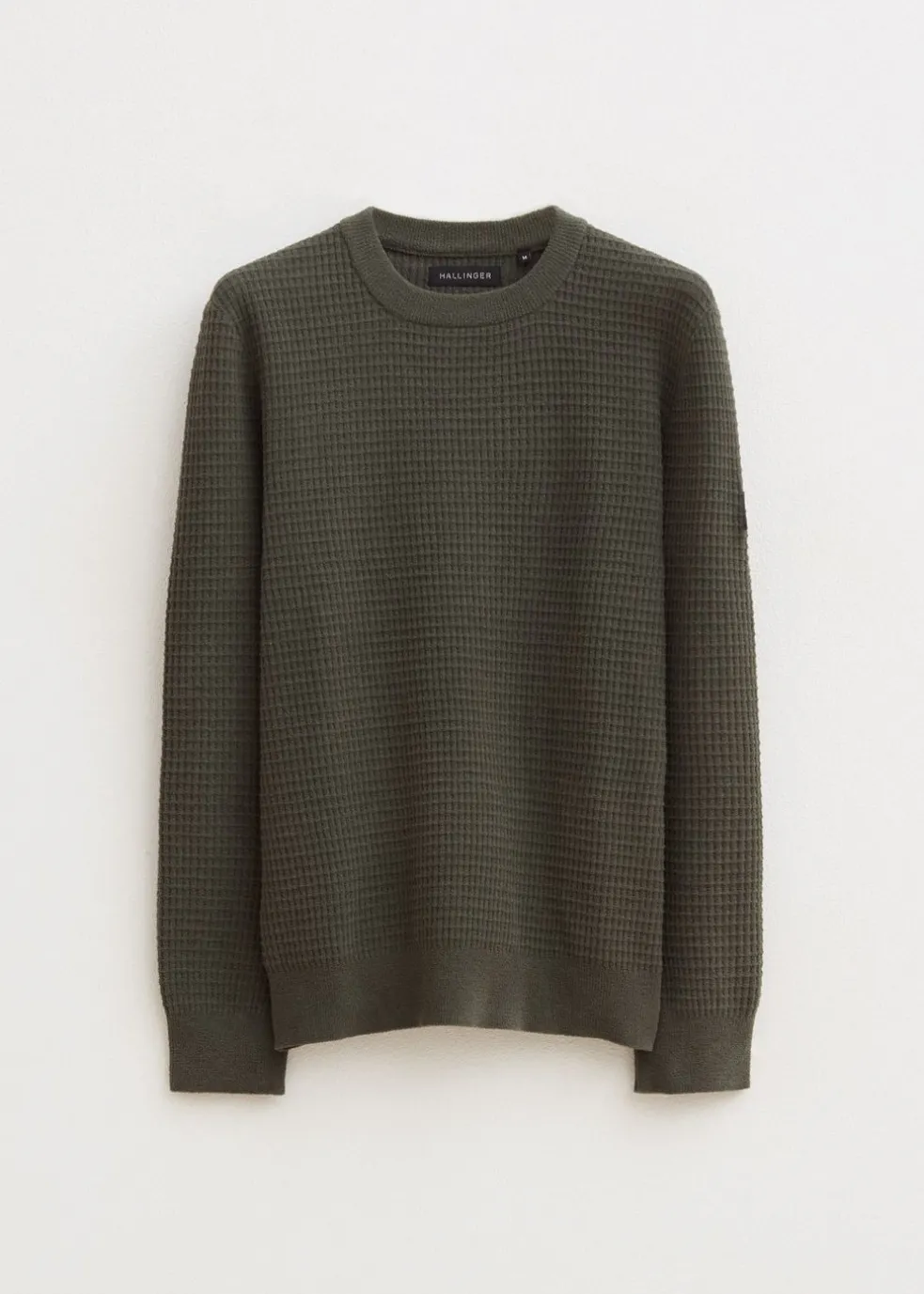 Chenille trui met structuur