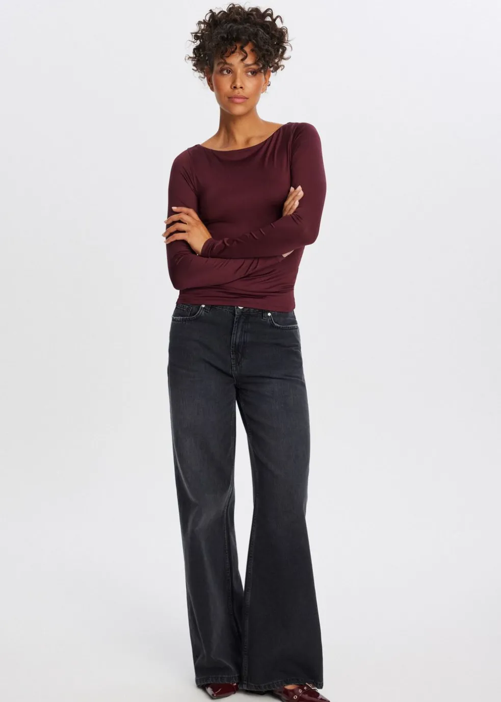 Clean lange mouwen top