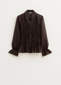 Doorschijnende blouse