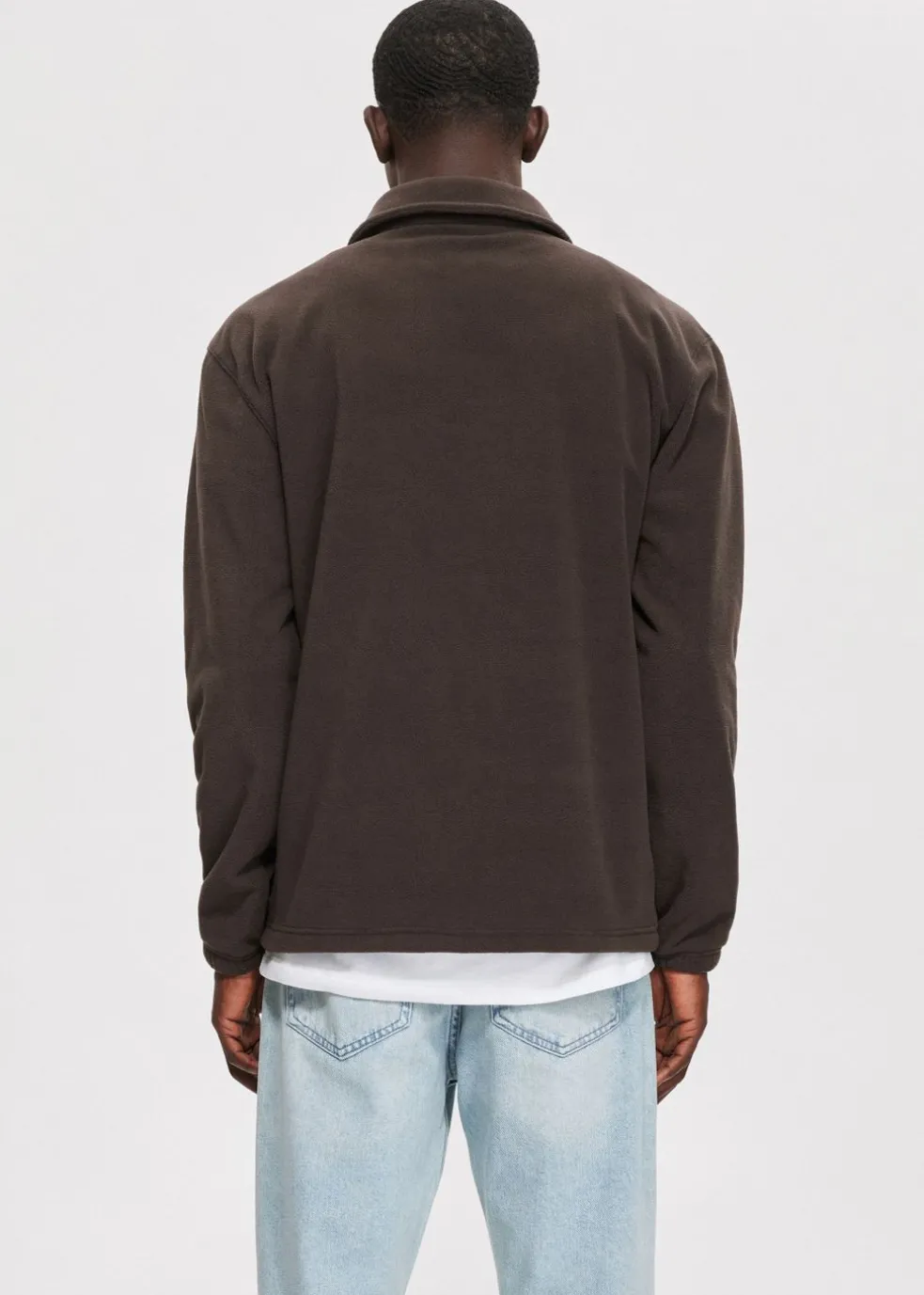 Fleece polo