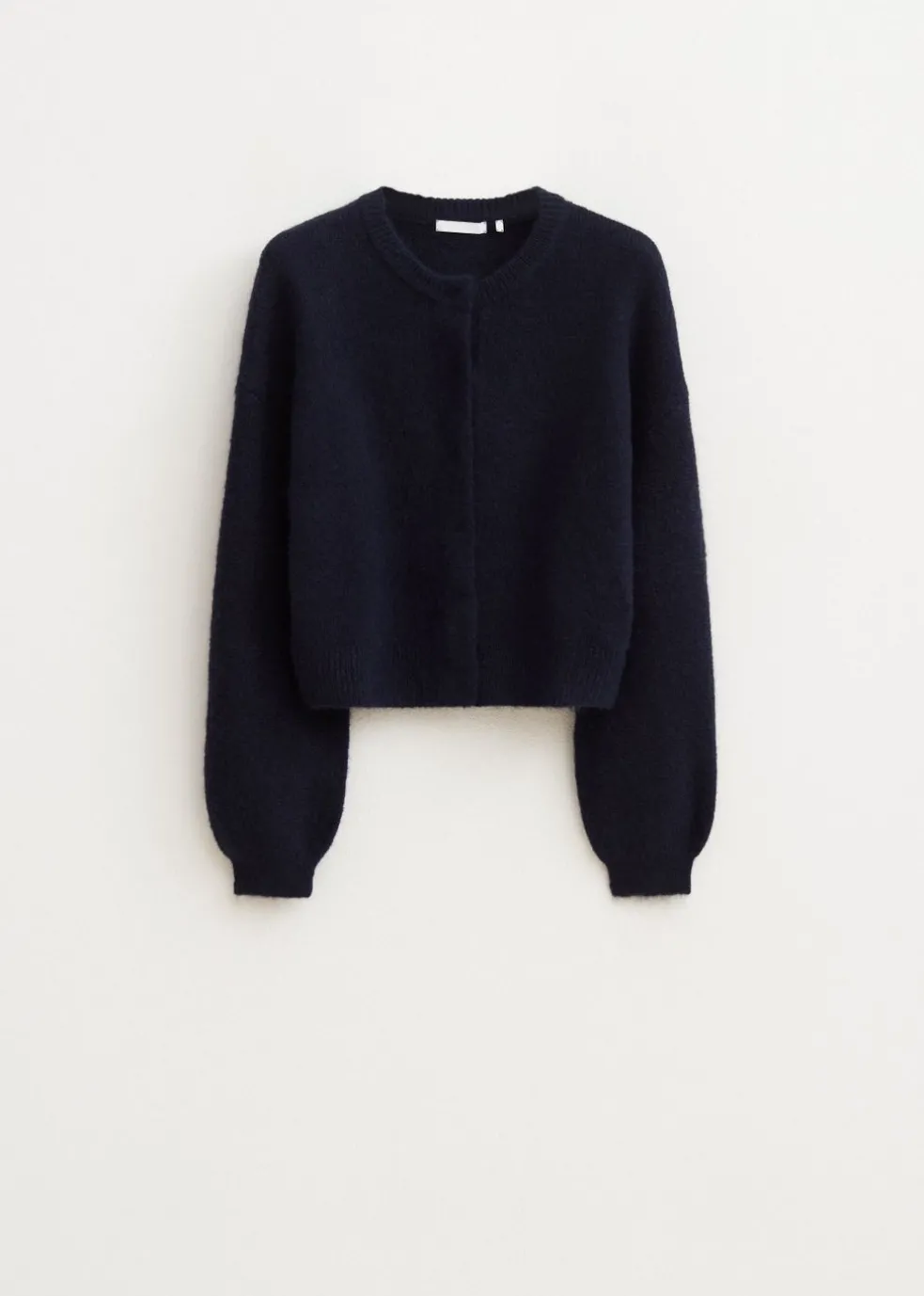 Gebreid vest lange mouwen