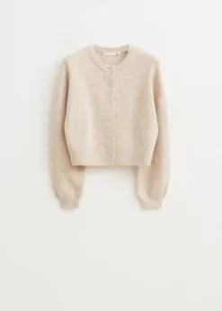 Gebreid vest lange mouwen