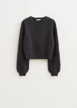Gebreid vest lange mouwen