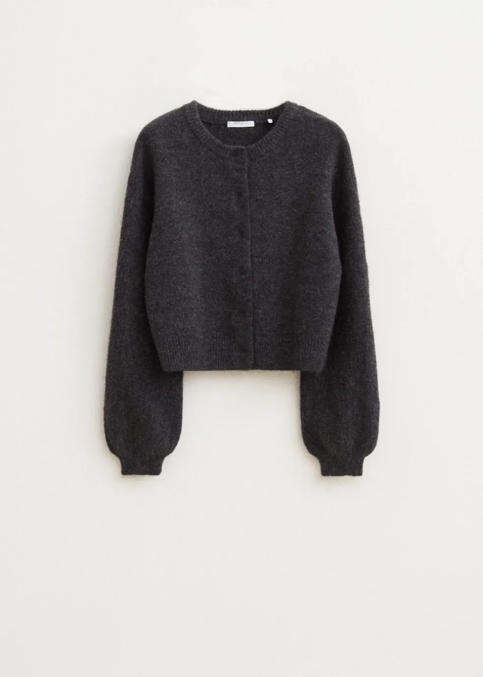 Gebreid vest lange mouwen
