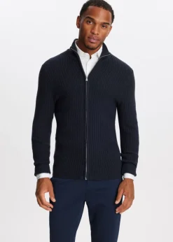 Gebreid vest met rits