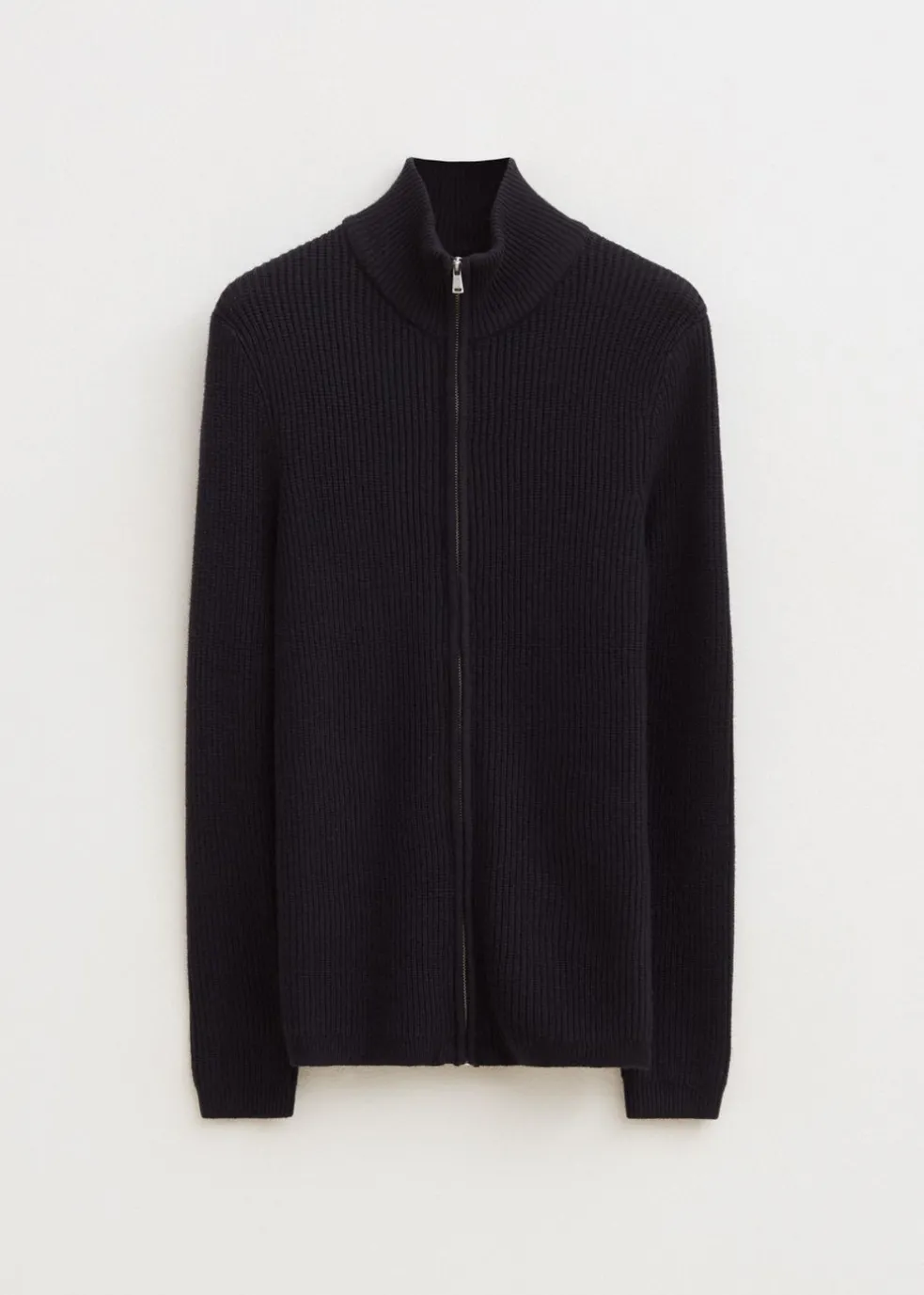 Gebreid vest met rits
