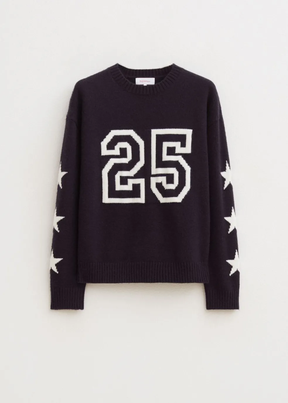 Gebreide trui varsity