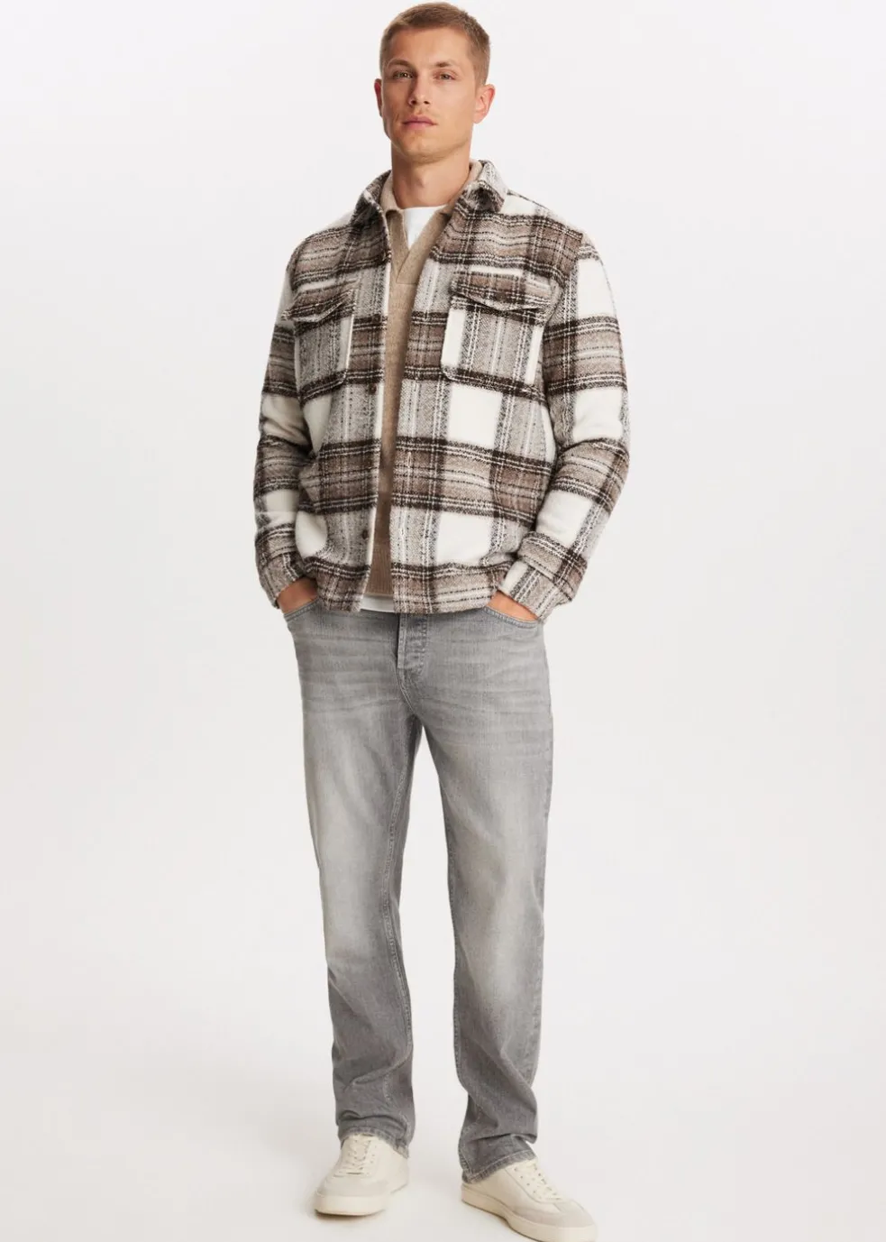 Geruit overshirt