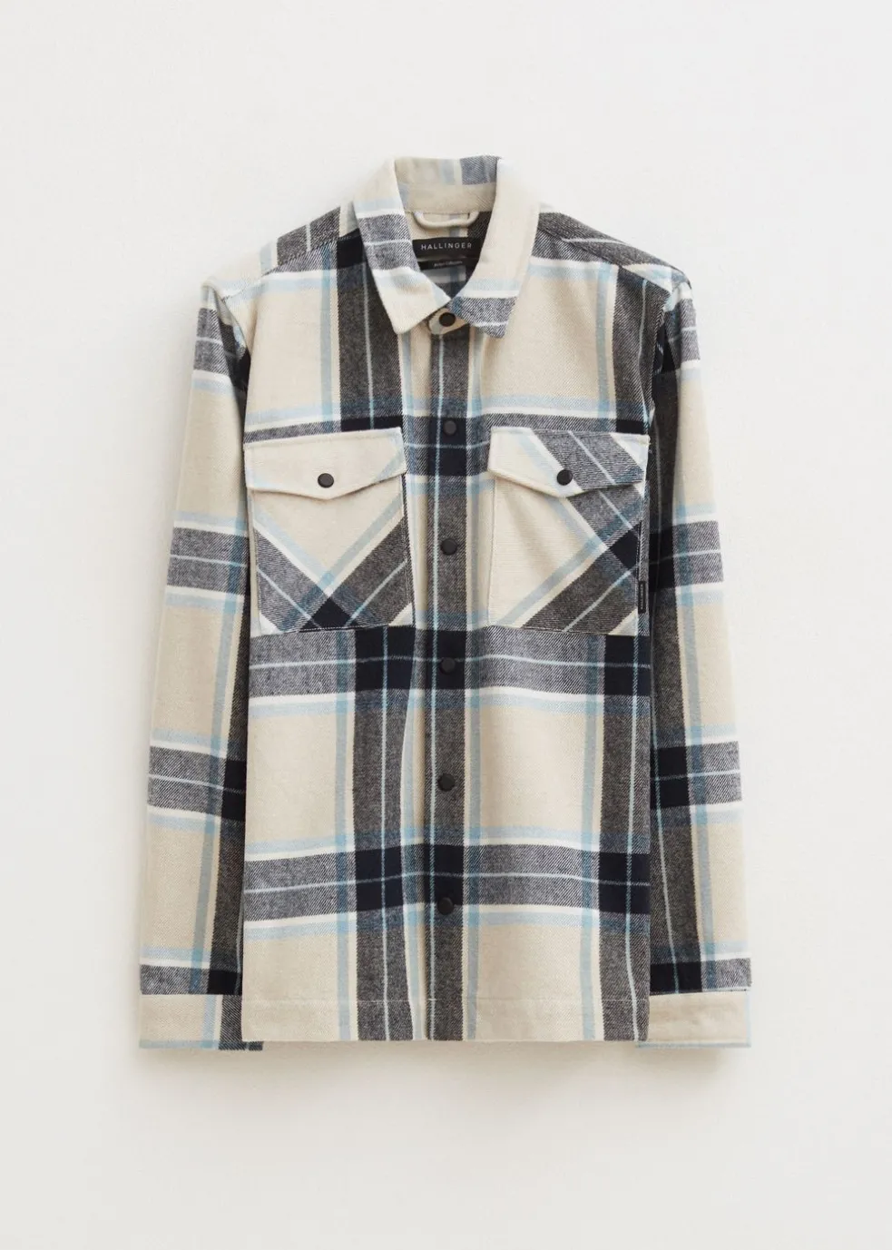 Geruit overshirt Liam
