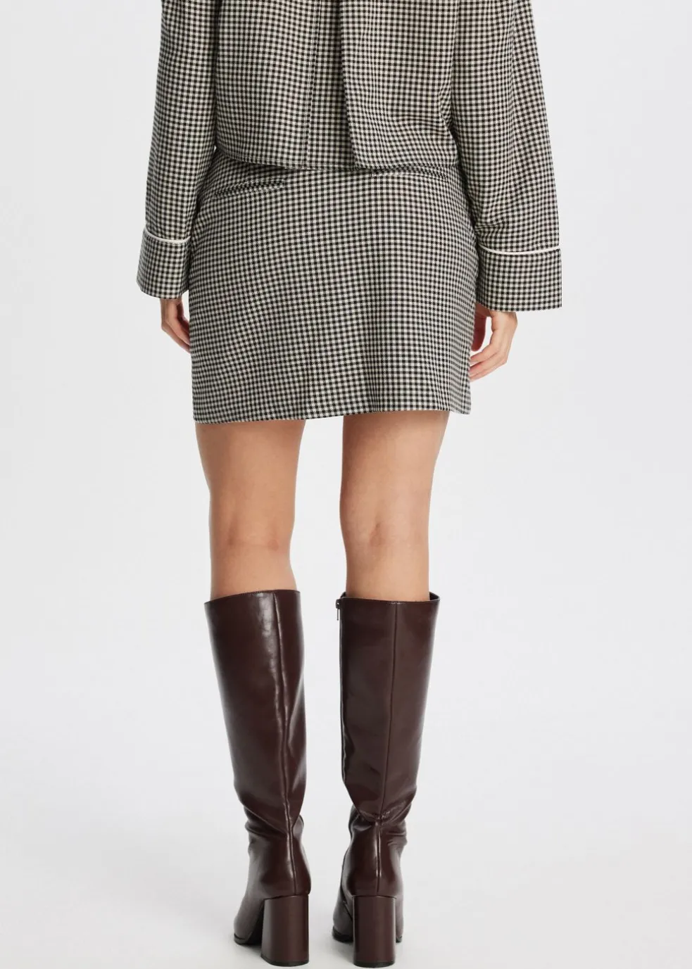 Geruite rok