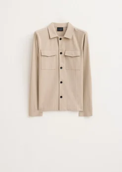 Gestreept resort overshirt