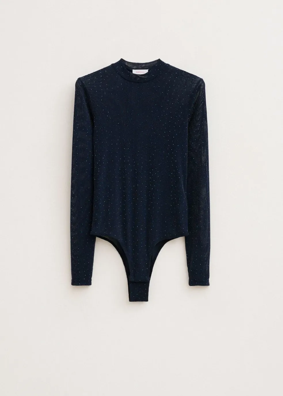Glitter mesh body