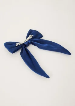 Haarclip met organza strik