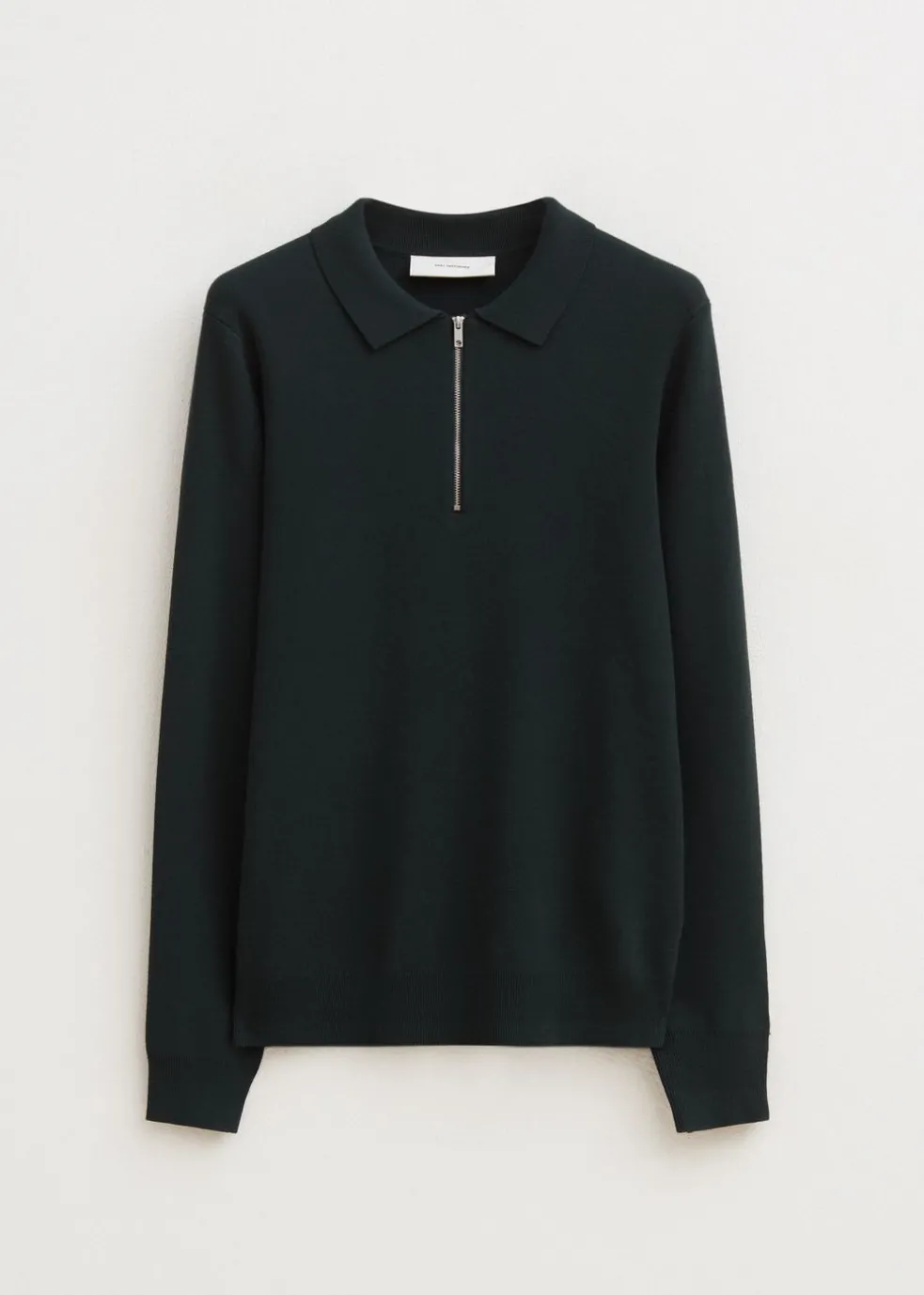 Half zip gebreide polo
