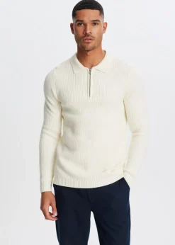 Half zip trui